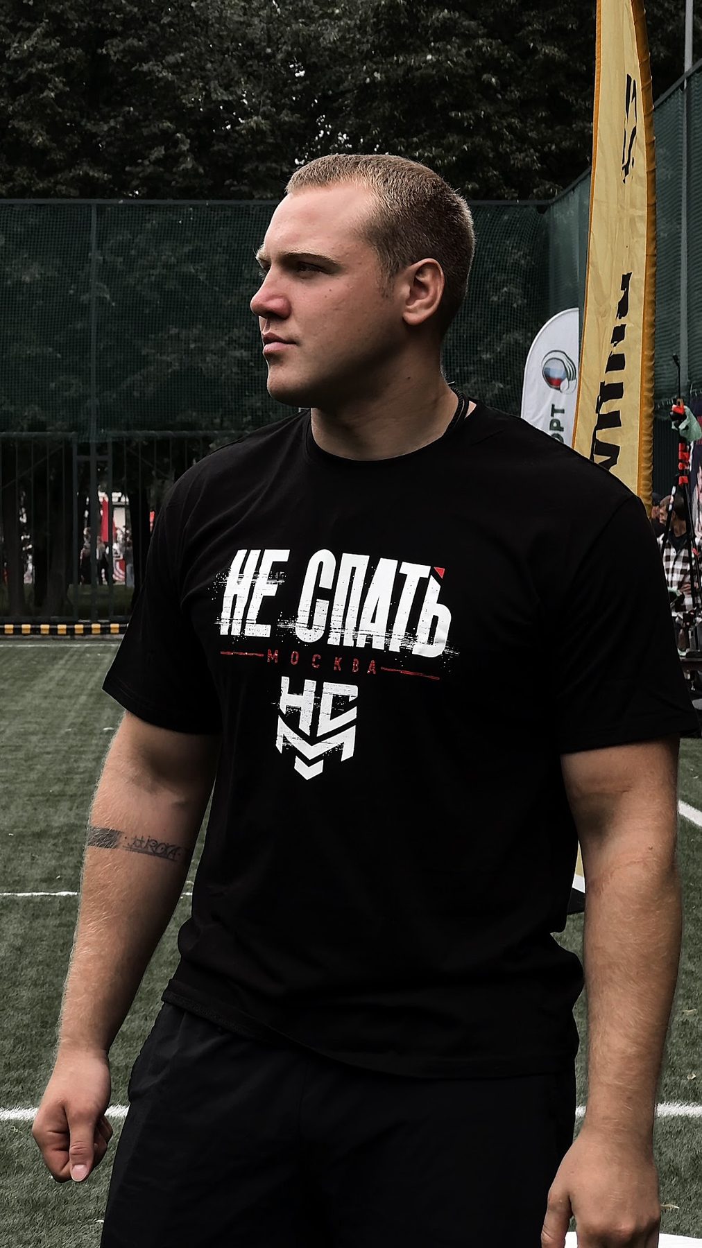 Спортсмен клуба на тренировке